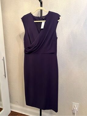 🆕Ann Taylor Deep Blue Midi Dress